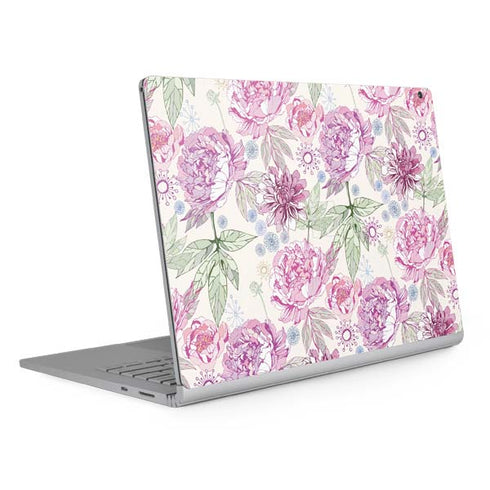Peony Spring Floral Surface Book 2 13.5in Skin