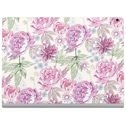Peony Spring Floral Surface Book 2 13.5in Skin