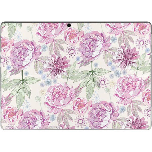 Peony Spring Floral Surface Pro 9 Skin