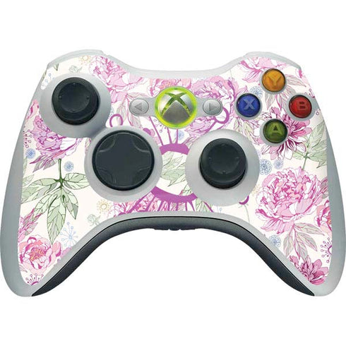 Peony Spring Floral Xbox 360 Wireless Controller Skin