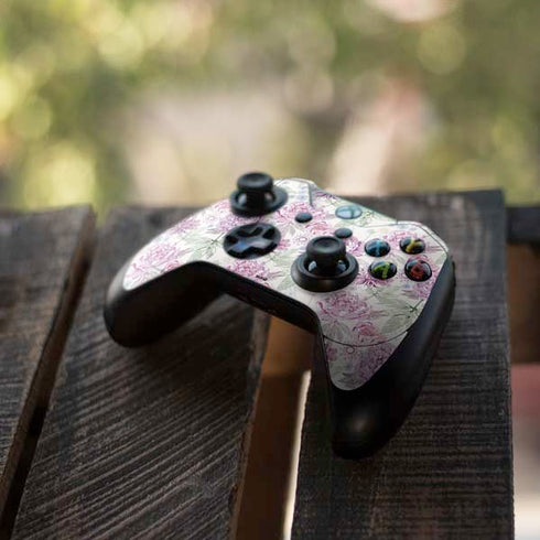 Peony Spring Floral Xbox One Elite Controller Skin
