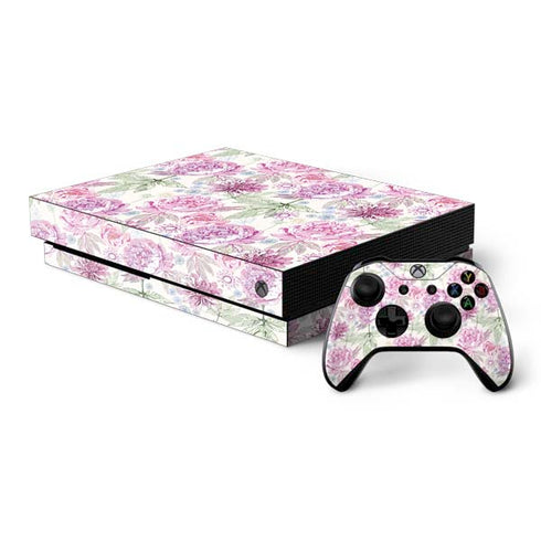 Peony Spring Floral Xbox One X Bundle Skin