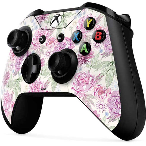 Peony Spring Floral Xbox One X Controller Skin