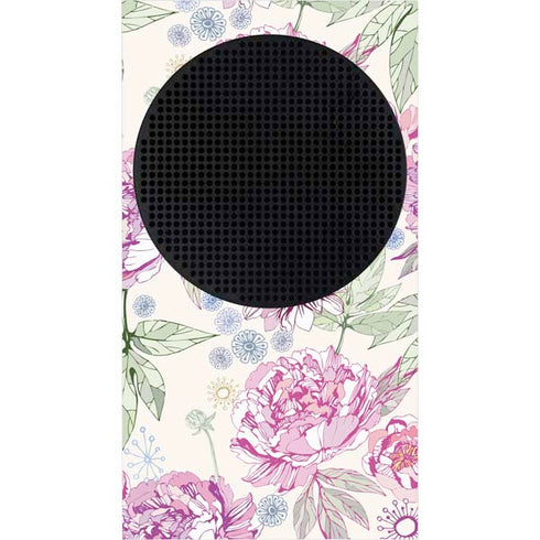 Peony Spring Floral Xbox Series S Console Skin