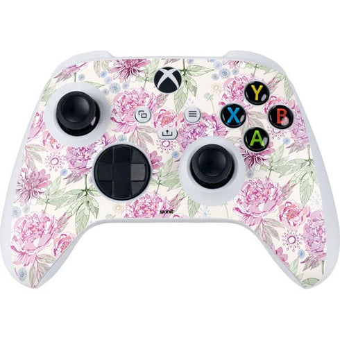 Peony Spring Floral Xbox Series S Controller Skin