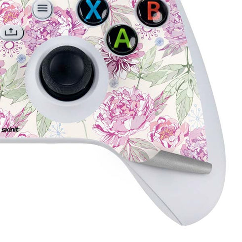Peony Spring Floral Xbox Series S Controller Skin