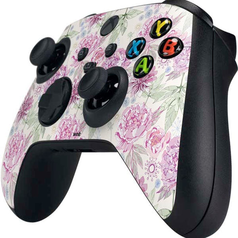 Peony Spring Floral Xbox Series X Controller Skin