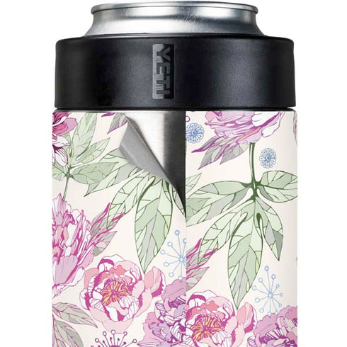 Peony Spring Floral Yeti Colster Can Insulator Skin