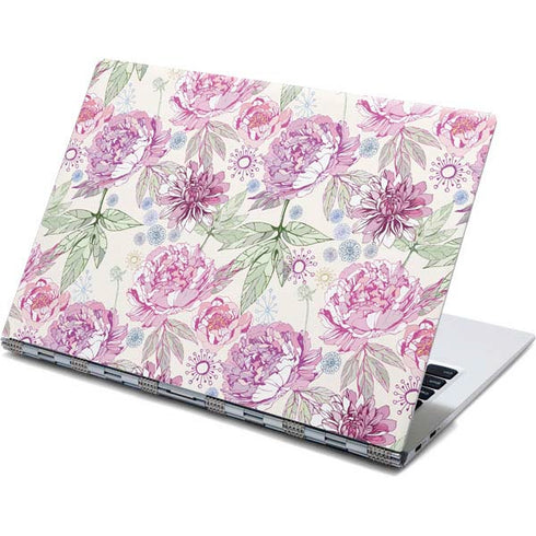 Peony Spring Floral Yoga 910 2-in-1 14in Touch-Screen Skin