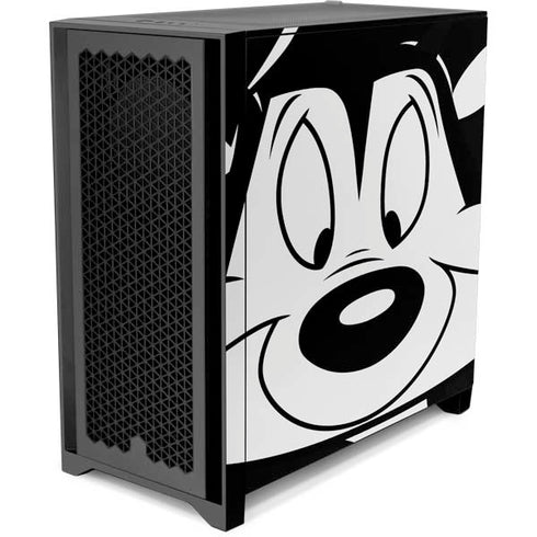 Looney Tunes Pepe Le Pew Corsair 4000D Tempered Glass Mid-Tower ATX Case Skin