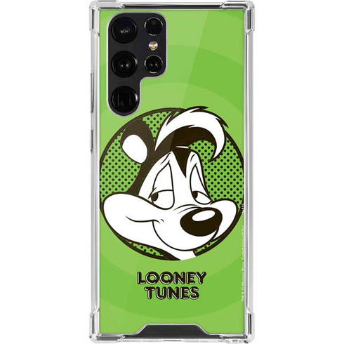 Looney Tunes Pepe Le Pew Full Galaxy S22 Ultra Clear Case