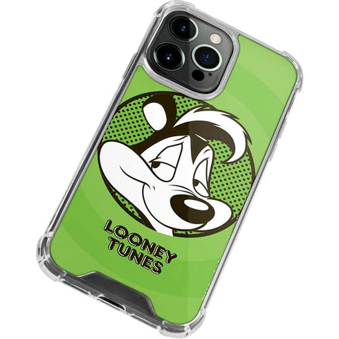 Looney Tunes Pepe Le Pew Full iPhone 13 Pro Clear Case