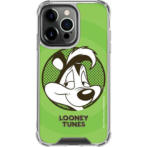 Looney Tunes Pepe Le Pew Full iPhone 15 Pro Clear Case