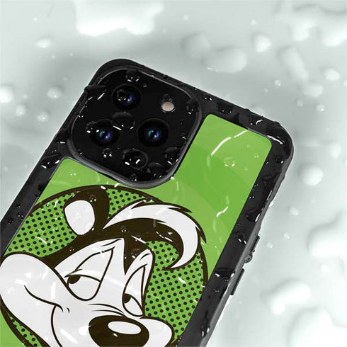Looney Tunes Pepe Le Pew Full iPhone 14 Pro Max Waterproof Case