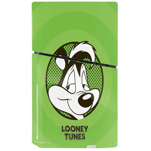 Looney Tunes Pepe Le Pew Full PS5 Slim Disk Console Skin