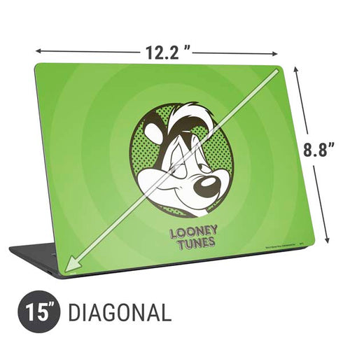 Looney Tunes Pepe Le Pew Full Universal Laptop 15in (12.2 x 8.8in) Skin