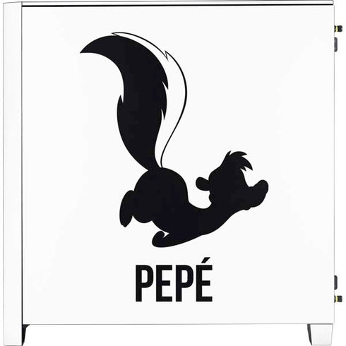 Looney Tunes Pepe Le Pew Identity Corsair 4000D Tempered Glass Mid-Tower ATX Case Skin