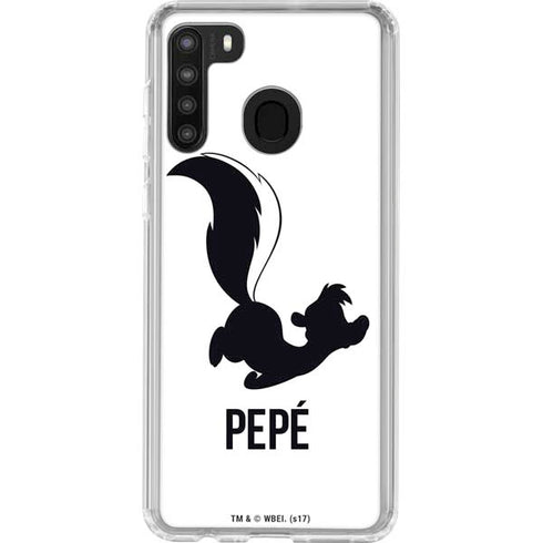 Looney Tunes Pepe Le Pew Identity Galaxy A21 Clear Case
