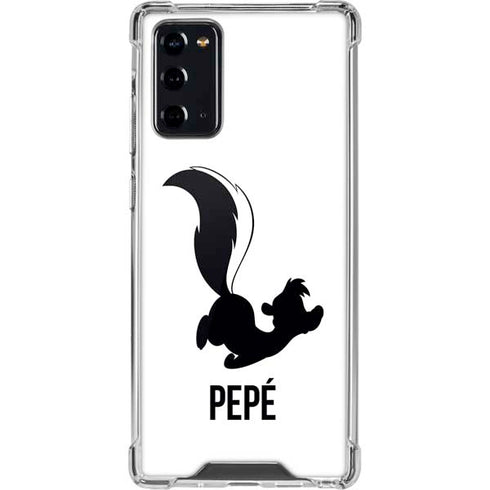Looney Tunes Pepe Le Pew Identity Galaxy Note20 5G Clear Case