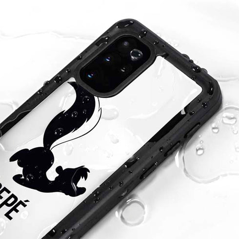 Looney Tunes Pepe Le Pew Identity Galaxy S20 Plus Waterproof Case