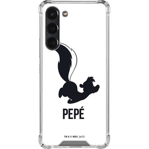 Looney Tunes Pepe Le Pew Identity Galaxy S23 Plus Clear Case