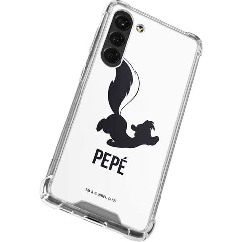 Looney Tunes Pepe Le Pew Identity Galaxy S23 Plus Clear Case