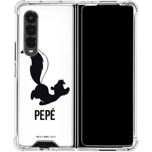 Looney Tunes Pepe Le Pew Identity Galaxy Z Fold4 5G Clear Case