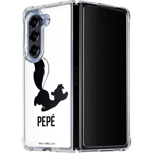 Looney Tunes Pepe Le Pew Identity Galaxy Z Fold5 5G Clear Case