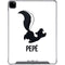 Looney Tunes Pepe Le Pew Identity iPad Pro 12.9in (2020) Clear Case
