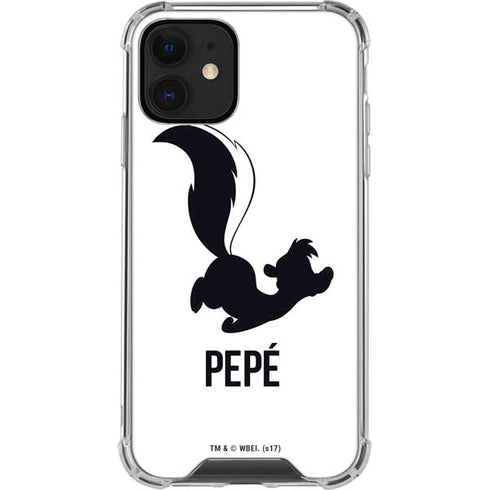 Looney Tunes Pepe Le Pew Identity iPhone 12 Clear Case
