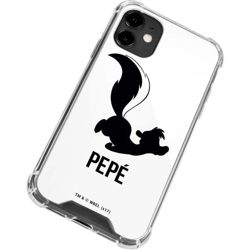 Looney Tunes Pepe Le Pew Identity iPhone 12 Clear Case