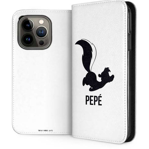 Looney Tunes Pepe Le Pew Identity iPhone 13 Pro Folio Case