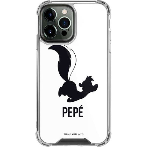 Looney Tunes Pepe Le Pew Identity iPhone 13 Pro Max Clear Case