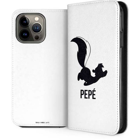 Looney Tunes Pepe Le Pew Identity iPhone 13 Pro Max Folio Case