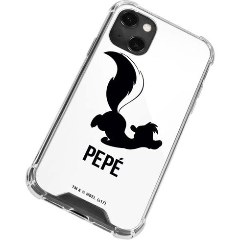 Looney Tunes Pepe Le Pew Identity iPhone 14 Plus Clear Case