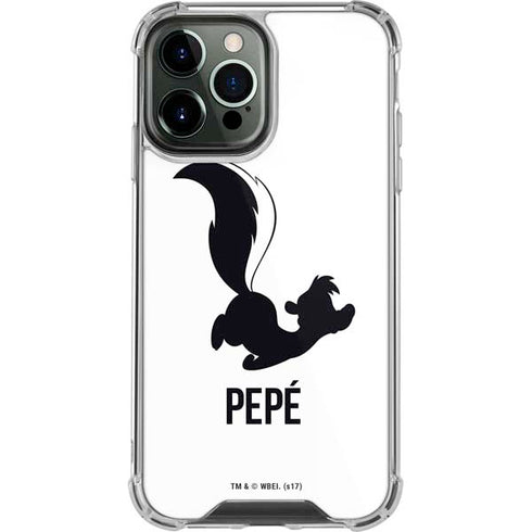 Looney Tunes Pepe Le Pew Identity iPhone 14 Pro Max Clear Case