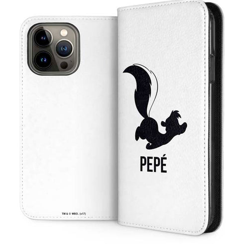 Looney Tunes Pepe Le Pew Identity iPhone 14 Pro Max Folio Case