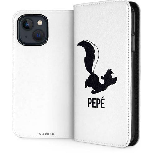 Looney Tunes Pepe Le Pew Identity iPhone 15 Plus Folio Case