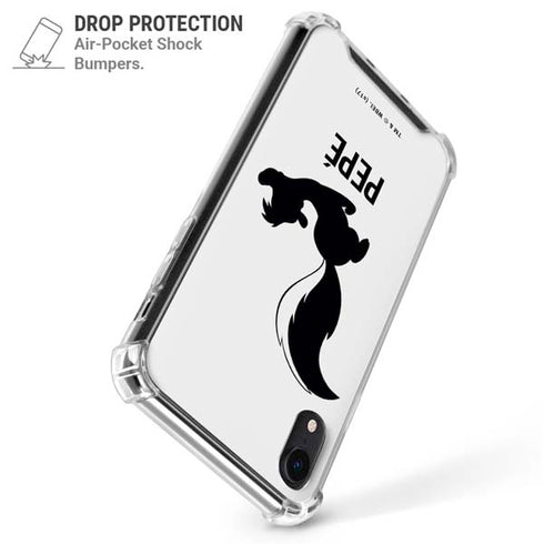 Looney Tunes Pepe Le Pew Identity iPhone XR Clear Case