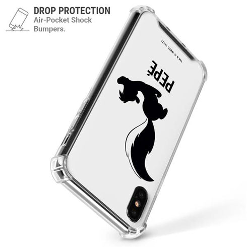 Looney Tunes Pepe Le Pew Identity iPhone XS Max Clear Case