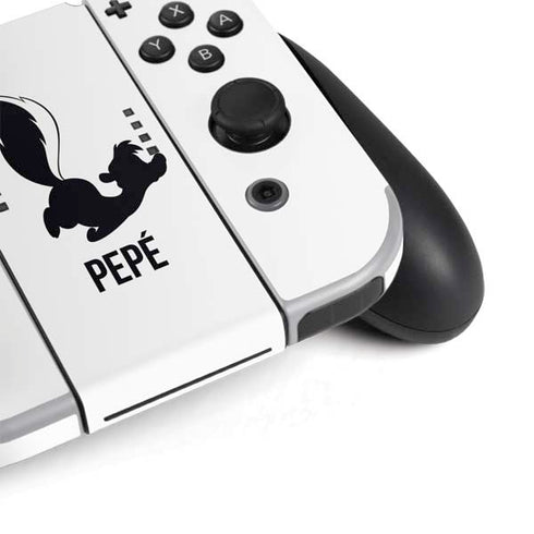 Looney Tunes Pepe Le Pew Identity Nintendo Switch OLED (2021) Skin