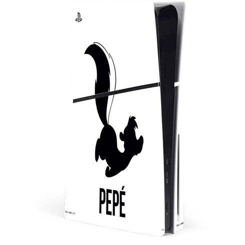 Looney Tunes Pepe Le Pew Identity PS5 Slim Disk Console Skin