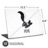 Looney Tunes Pepe Le Pew Identity Universal Laptop 15in (12.2 x 8.8in) Skin