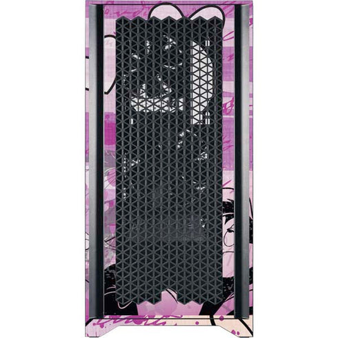 Looney Tunes Pepe Le Pew Purple Romance Corsair 4000D Tempered Glass Mid-Tower ATX Case Skin