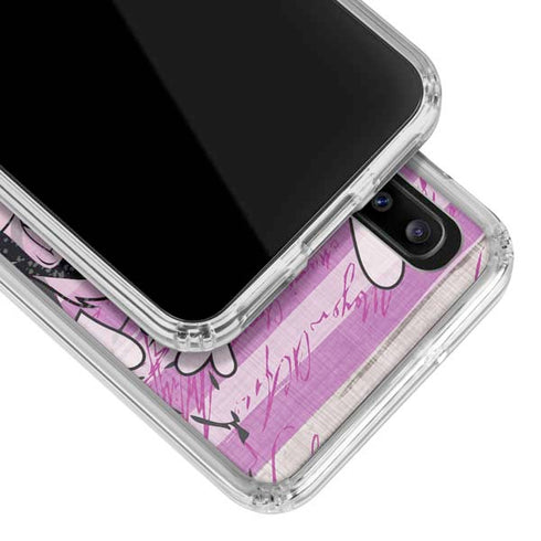 Looney Tunes Pepe Le Pew Purple Romance Galaxy A30 Clear Case