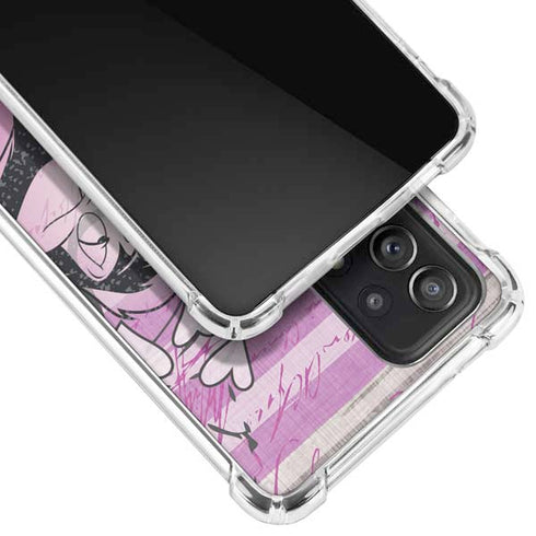 Looney Tunes Pepe Le Pew Purple Romance Galaxy A52 5G Clear Case
