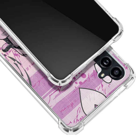 Looney Tunes Pepe Le Pew Purple Romance Galaxy A54 5G Clear Case