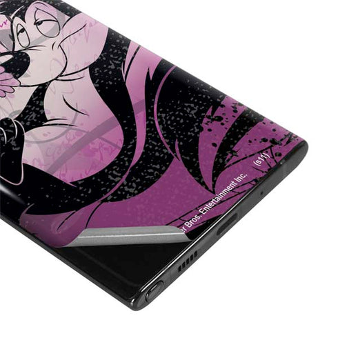 Looney Tunes Pepe Le Pew Purple Romance Galaxy Note 10 Skin