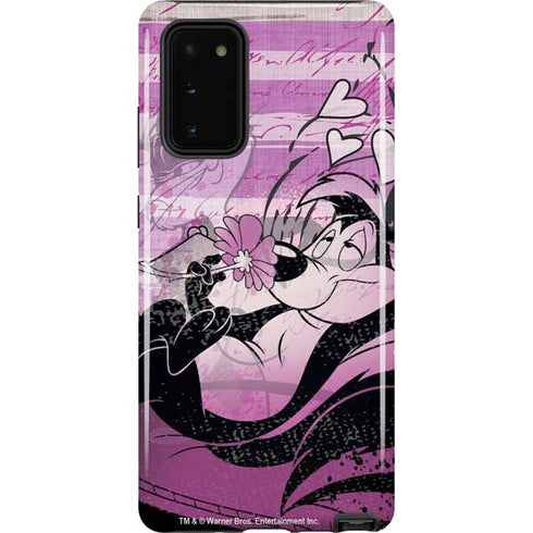 Looney Tunes Pepe Le Pew Purple Romance Galaxy Note20 5G Pro Case