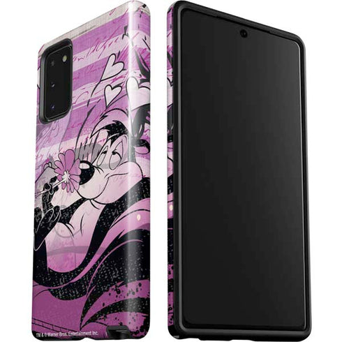 Looney Tunes Pepe Le Pew Purple Romance Galaxy Note20 5G Pro Case